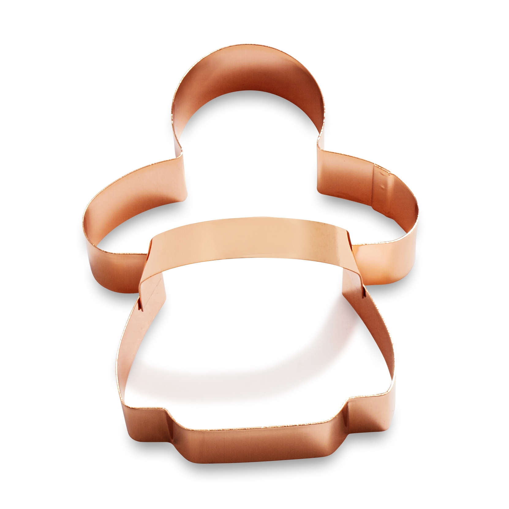 slide 1 of 1, Sur La Table Copper-Plated Gingerbread Girl Cookie Cutter with Handle, 1 ct