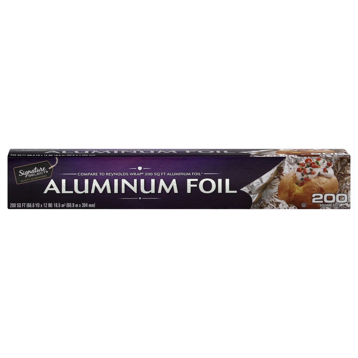 slide 1 of 9, Signature Select Aluminum Foil 1 ea, 