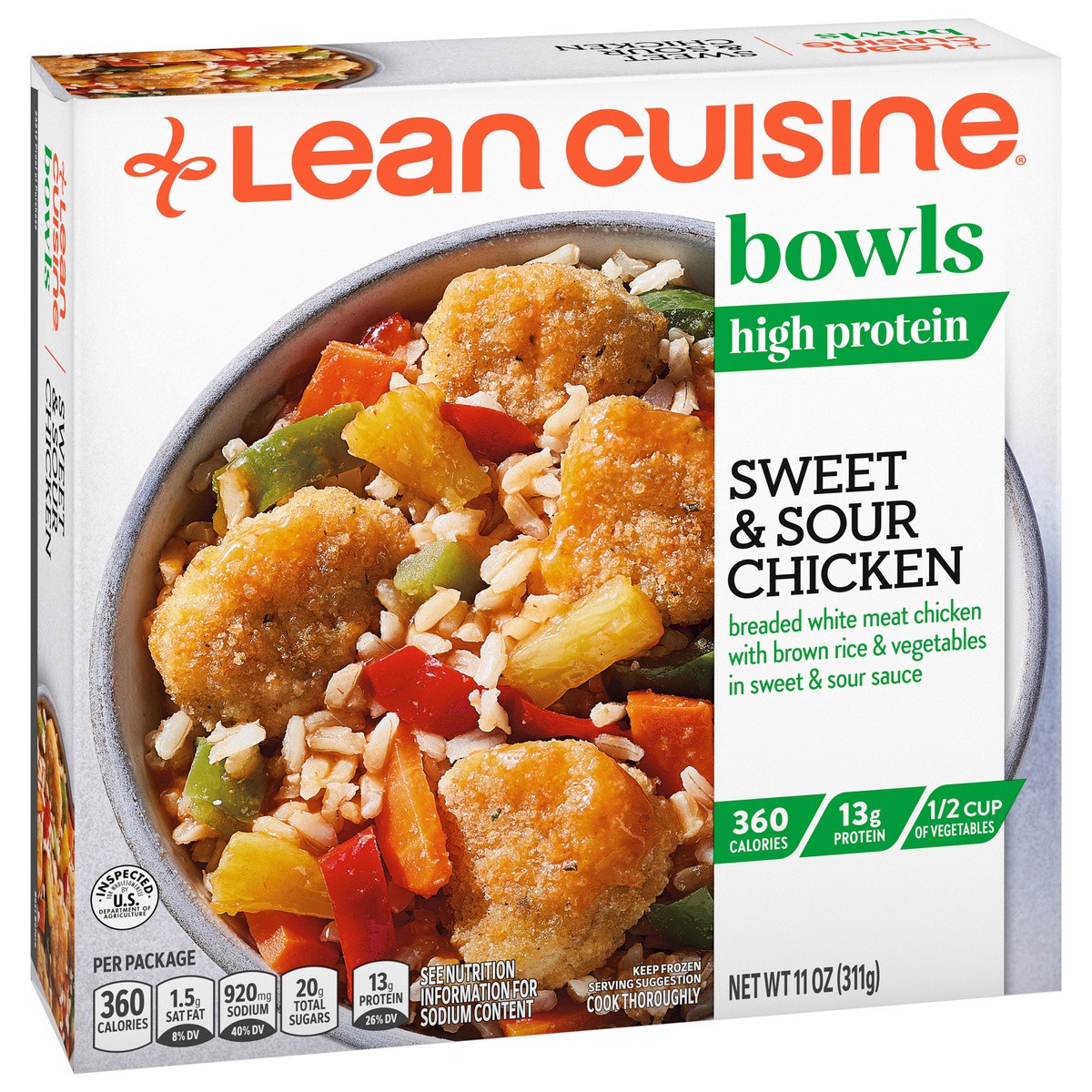 slide 5 of 9, Lean Cuisine Bowls Sweet and Sour Chicken Frozen Meal 11 oz., 11 oz