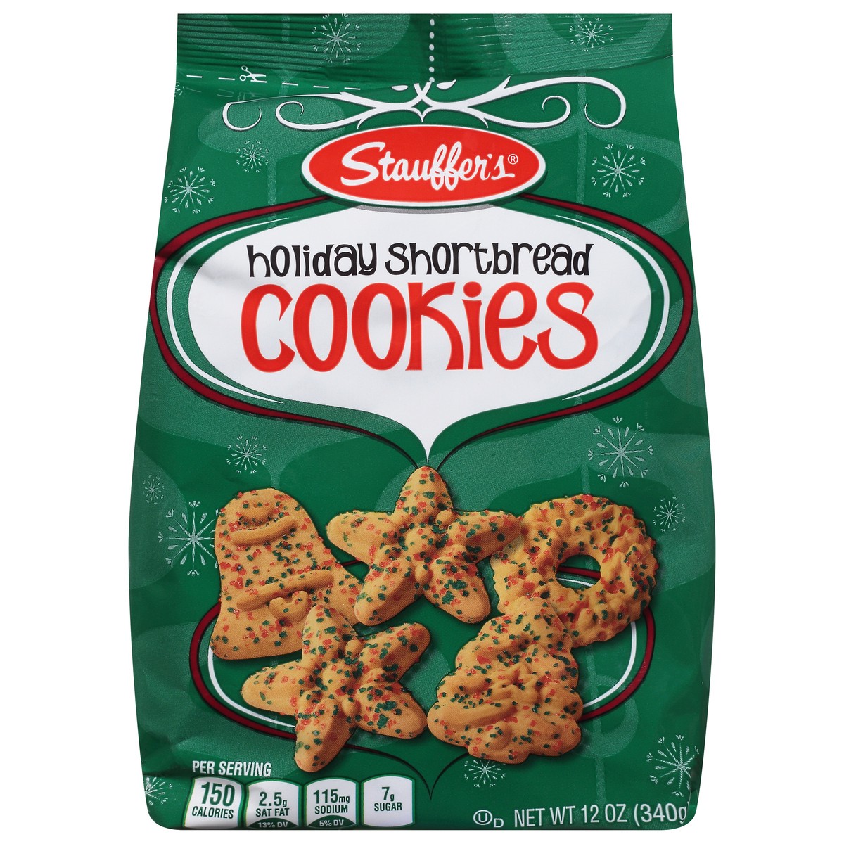 slide 1 of 14, Stauffer's Holiday Shortbread Cookies 12 oz, 12 oz