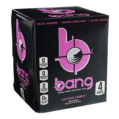 slide 1 of 3, Bang Cotton Candy, 4 ct; 16 fl oz