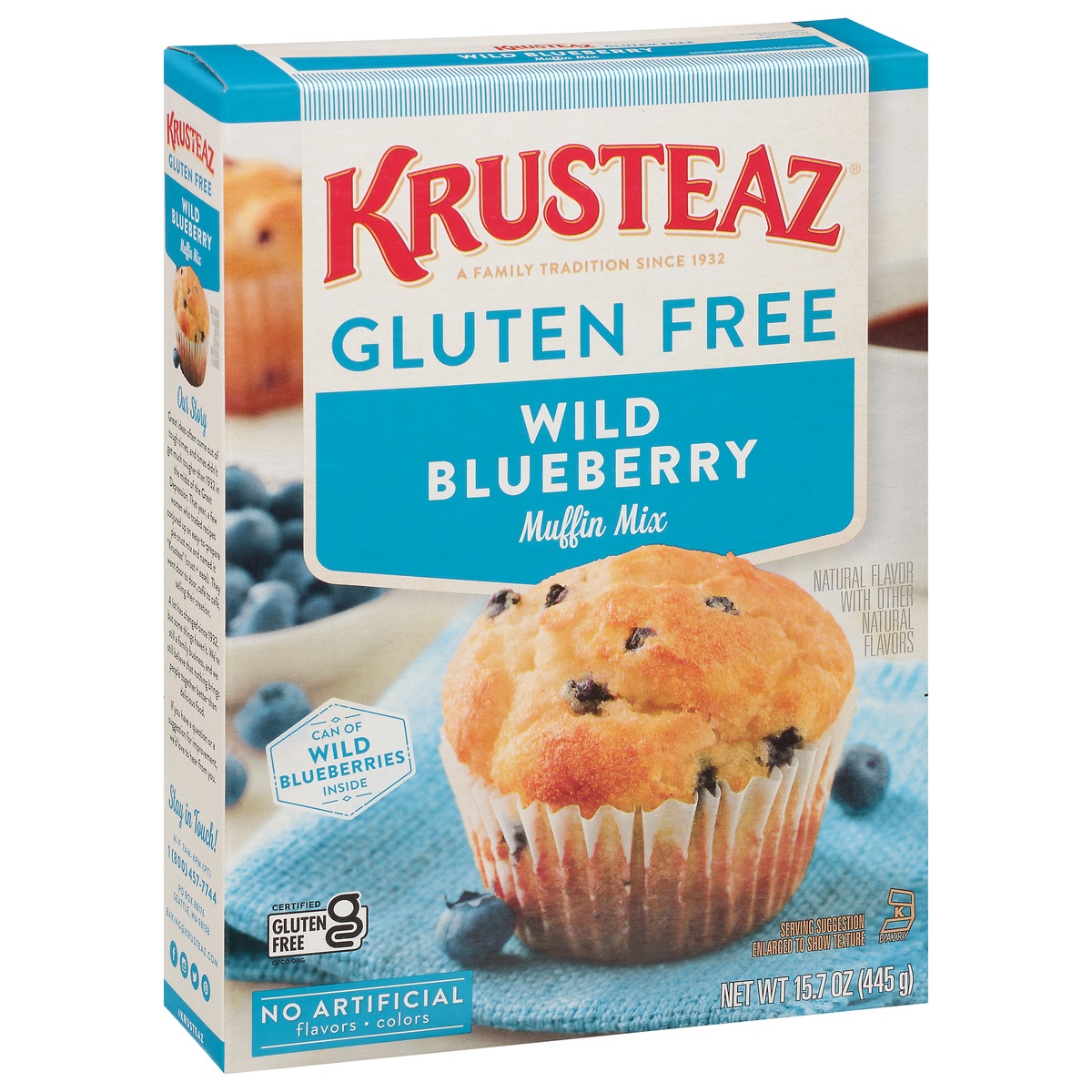 slide 2 of 11, Krusteaz Gluten Free Blueberry Muffin Mix, 15.7 oz