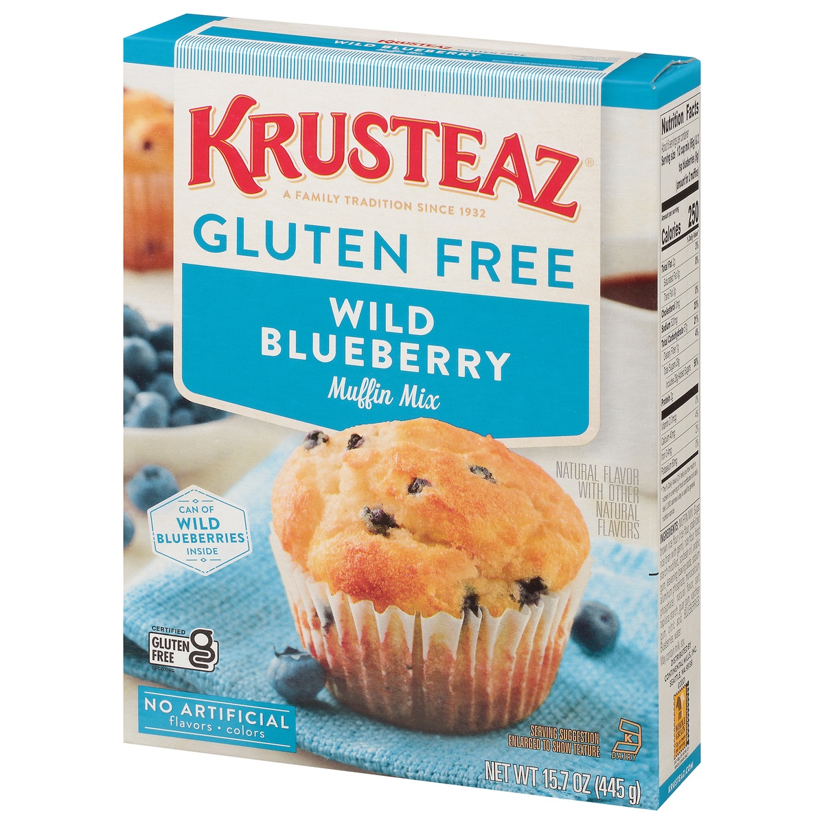 slide 3 of 11, Krusteaz Gluten Free Blueberry Muffin Mix, 15.7 oz