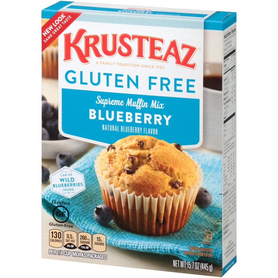 Krusteaz Gluten Free Blueberry Muffins Mix 15.7 oz Shipt
