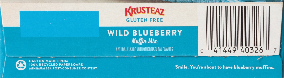 slide 8 of 11, Krusteaz Gluten Free Blueberry Muffin Mix, 15.7 oz