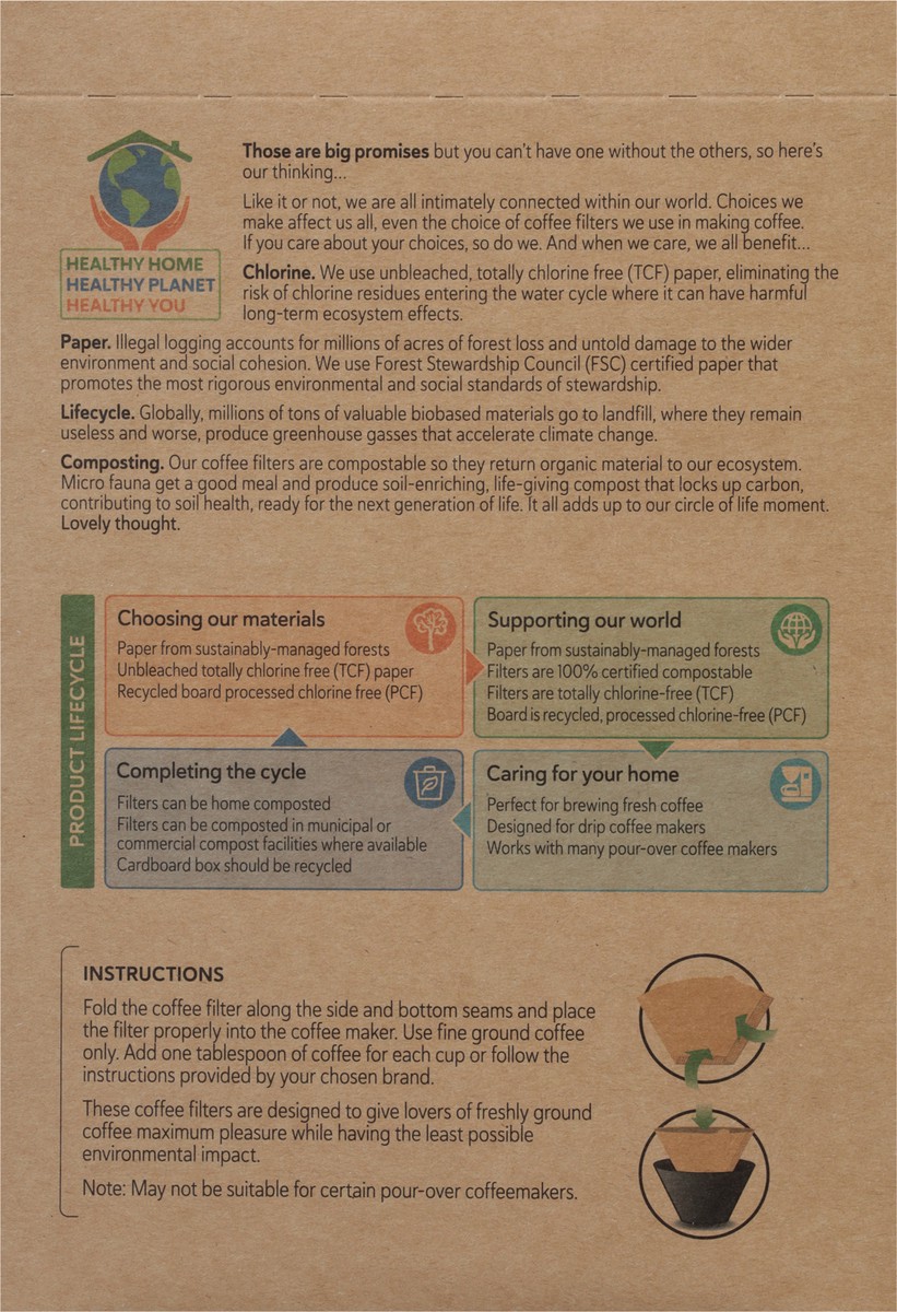 slide 5 of 9, If You Care No. 6 Coffee Filters 100 ea, 100 ct