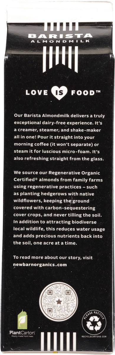 slide 13 of 14, New Barn Barista Almondmilk Creamer, 32 oz
