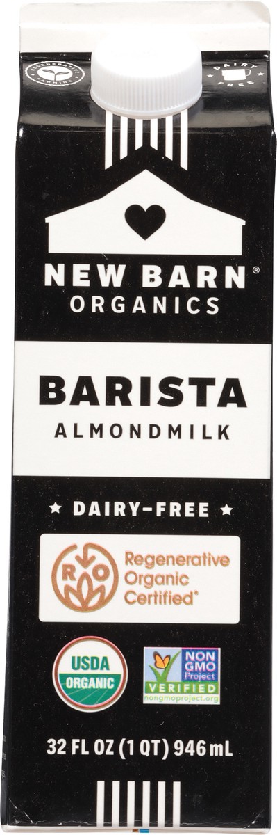 slide 7 of 14, New Barn Barista Almondmilk Creamer, 32 oz