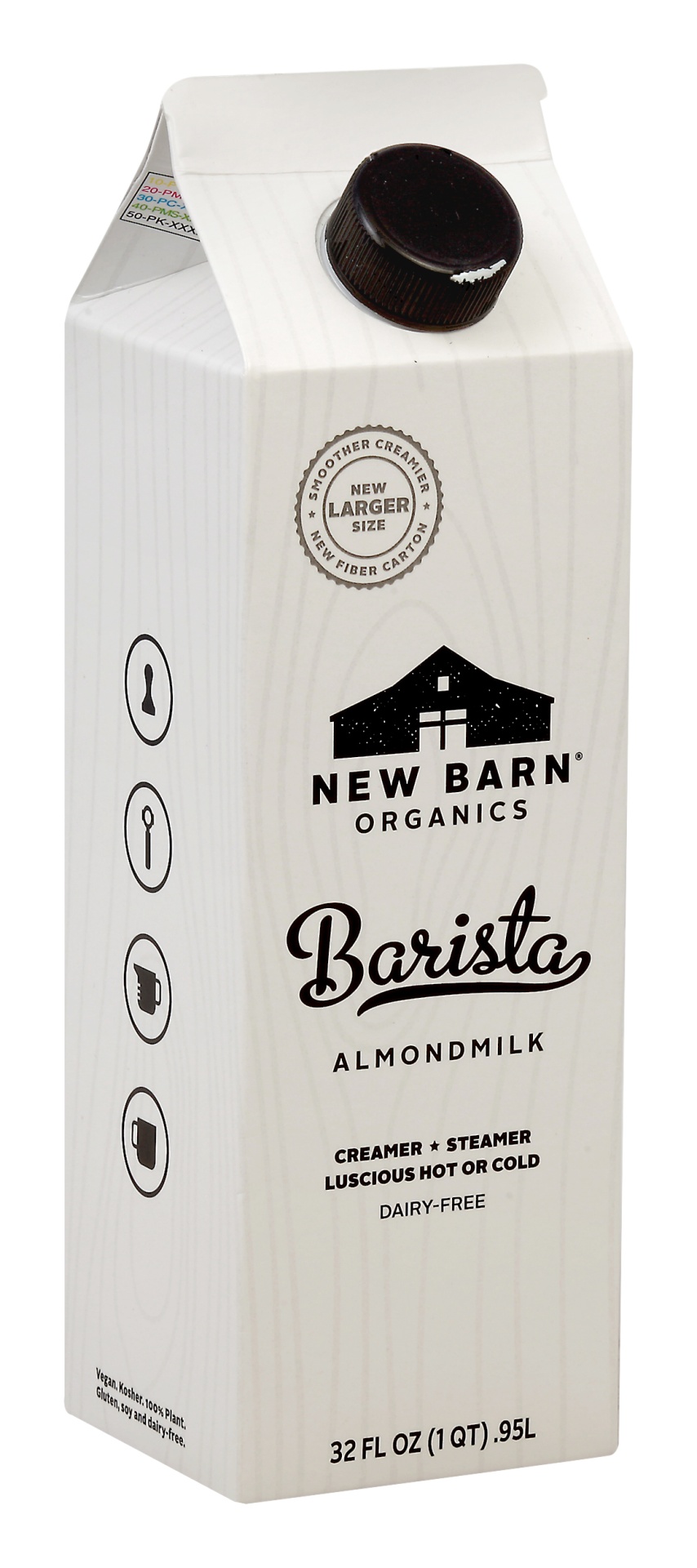 slide 1 of 1, New Barn Barista Almondmilk Creamer, 32 oz