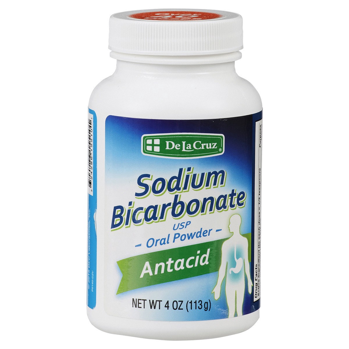 slide 1 of 5, De la Cruz Sodium Bicarbonite Antacid, 4 oz