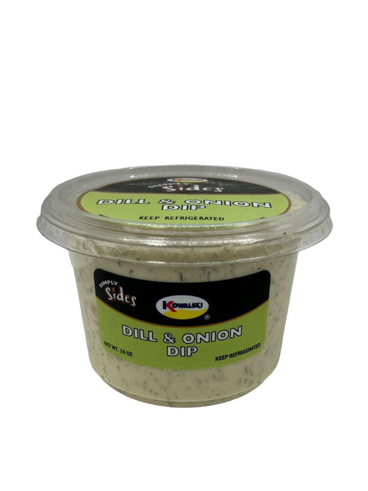 slide 1 of 2, Kowalski Dill And Onion Dip, 16 oz