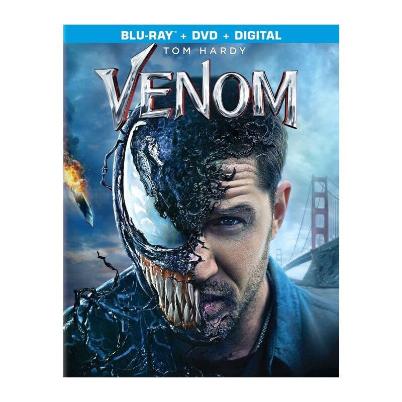 slide 1 of 1, Sony Pictures Venom (2018) Blu-ray + DVD + Digital Combo Pack, 1 ct