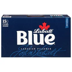 Labatt Blue Canadian Pilsener Beer - 15pk/12oz Cans