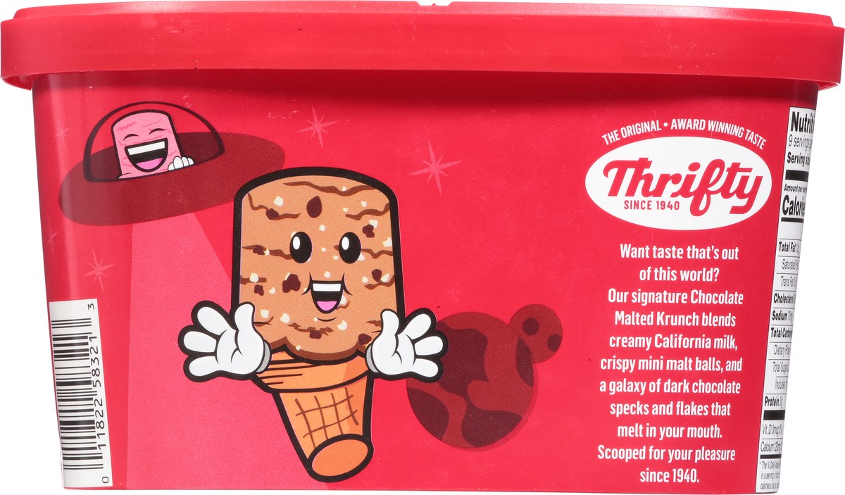 slide 7 of 13, Thrifty Chocolate Malted Krunch Ice Cream 1.5 qt, 1.5 qt