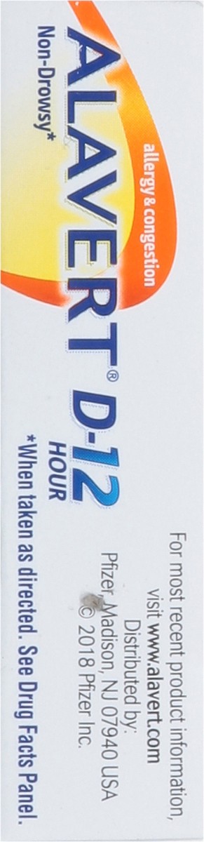 slide 6 of 14, Alavert D-12 Hour Allergy & Congestion 12 Tablets, 12 ct