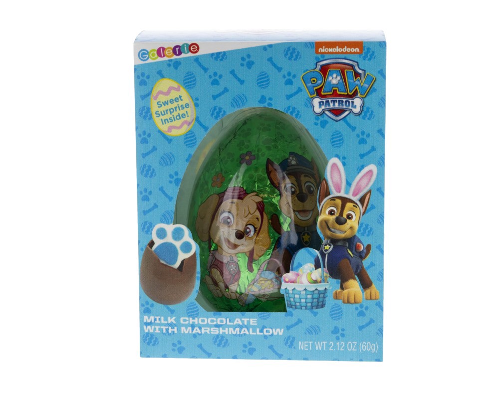 slide 1 of 1, Galerie Paw Patrol Milk Chocolate With Marshmallow Egg, 2.12 oz