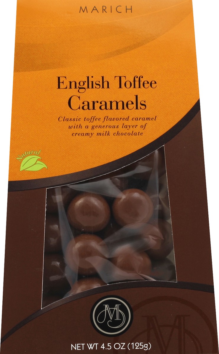 slide 2 of 4, MARICH English Toffee Caramels 4.5 oz, 4.5 oz