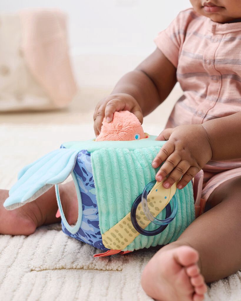 slide 6 of 6, Skiphop Seascape Soft Baby Activity Cube Multi NS, 1 ct