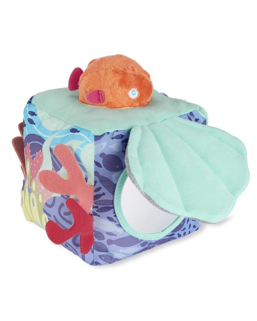 slide 2 of 6, Skiphop Seascape Soft Baby Activity Cube Multi NS, 1 ct
