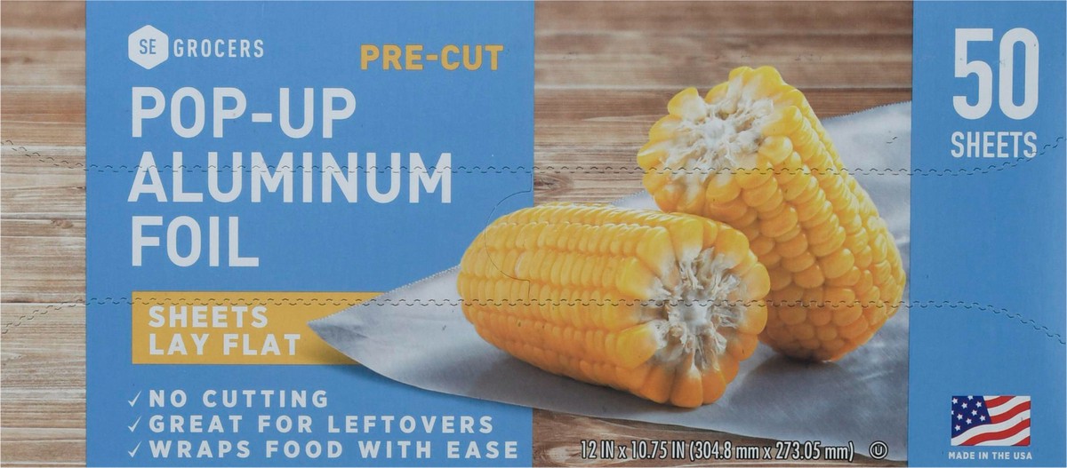 slide 2 of 12, SE Grocers Pop Up Foil, 50 ct