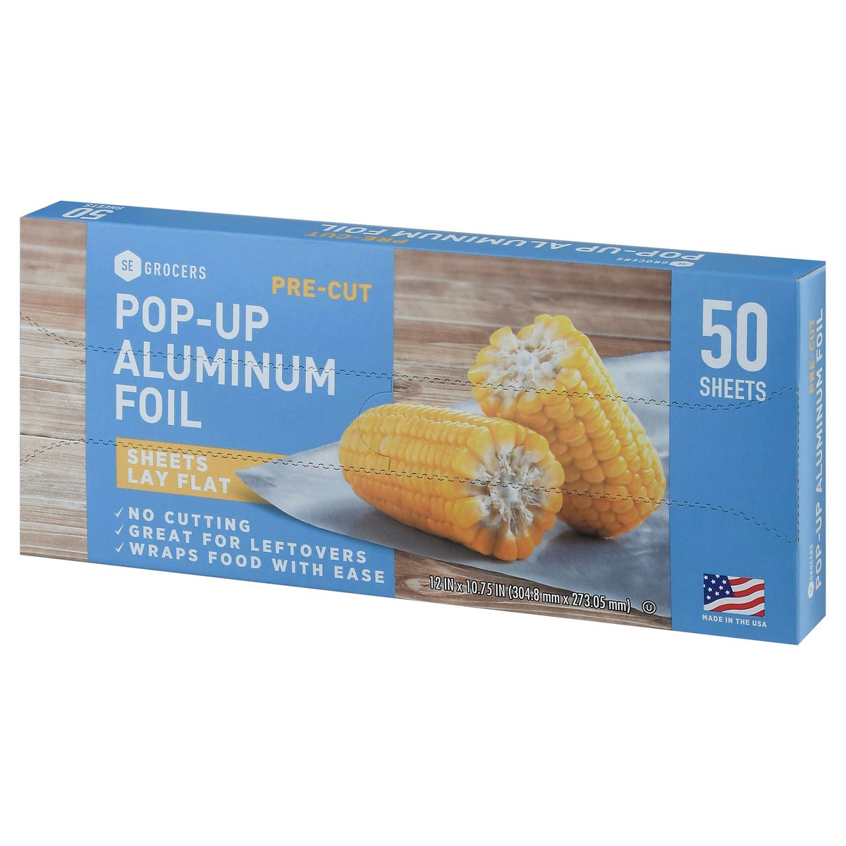 slide 7 of 12, SE Grocers Pop Up Foil, 50 ct