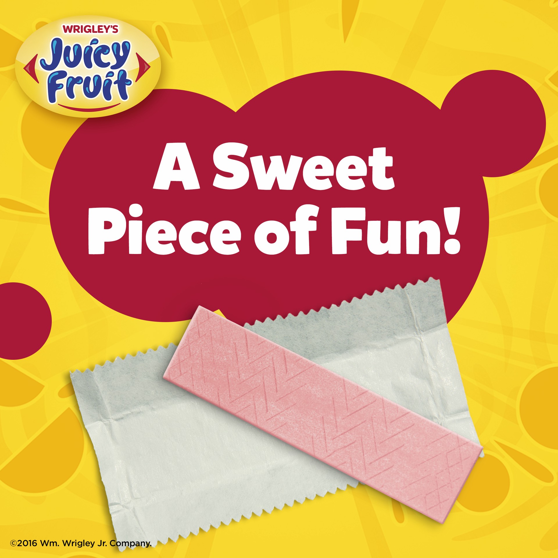 slide 5 of 6, JUICY FRUIT Starburst Strawberry Chewing Gum, Single Pack, 15 Stick, 15 pc