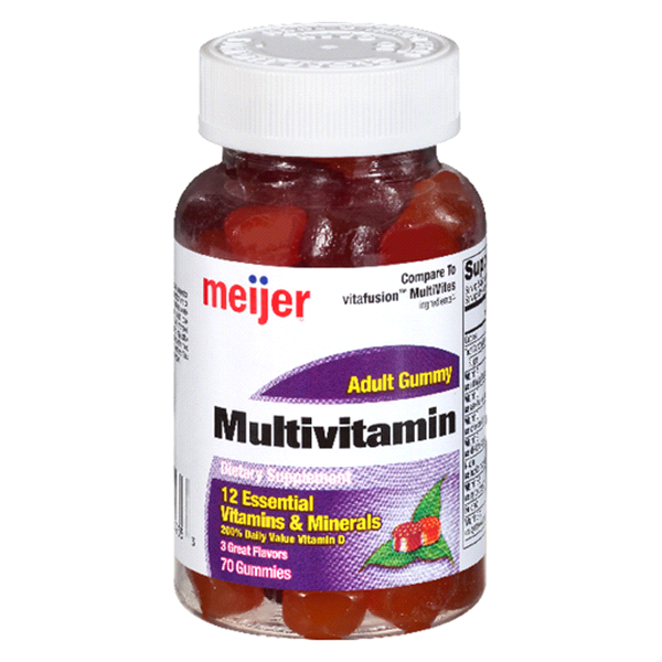 slide 1 of 1, Meijer Gummy Adult Multi Vitamin, 70 ct