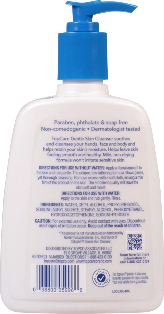 slide 8 of 9, TopCare Beauty Gentle Skin Cleanser 16 fl oz, 16 fl oz