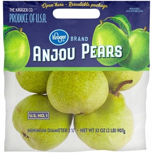 slide 1 of 1, Kroger Anjou Pears Pouch, 2 lb
