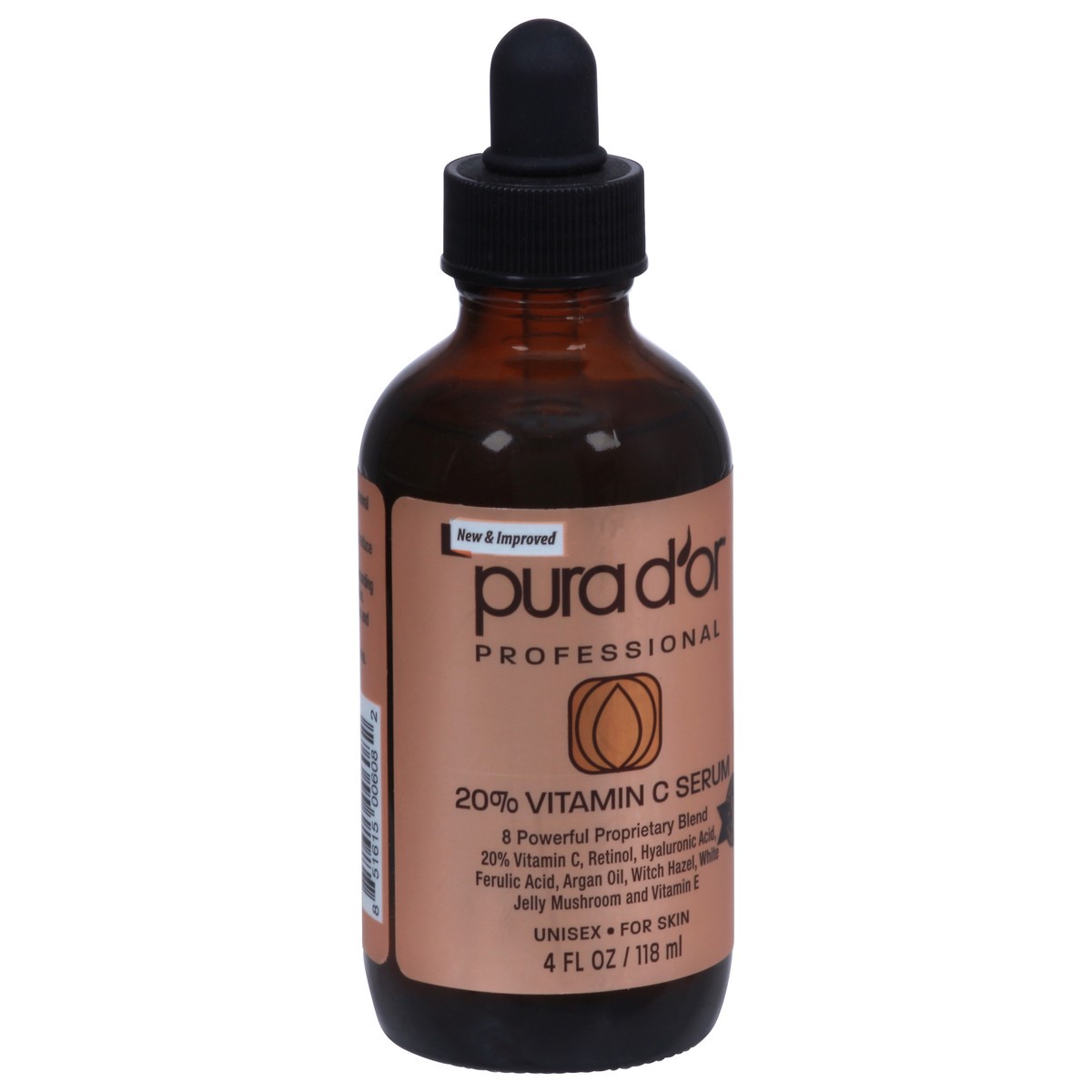slide 3 of 9, PURA D'OR Professional 20% Vitamin C Unisex For Skin Serum 4 fl oz, 4 fl oz