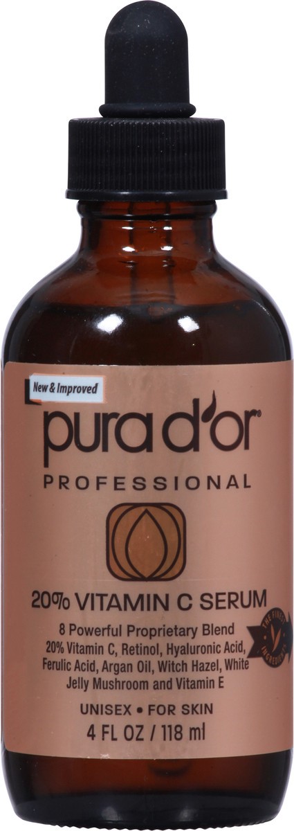 slide 2 of 9, PURA D'OR Professional 20% Vitamin C Unisex For Skin Serum 4 fl oz, 4 fl oz