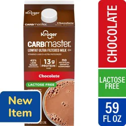 Carbmaster Fat Free Lactose Free Chocolate Milk - 59 fl oz