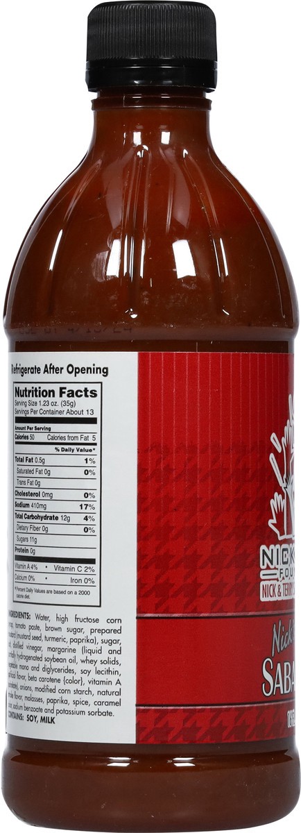 slide 8 of 9, Nick's Sweet Home Saban Sauce 16 fl oz, 16 oz