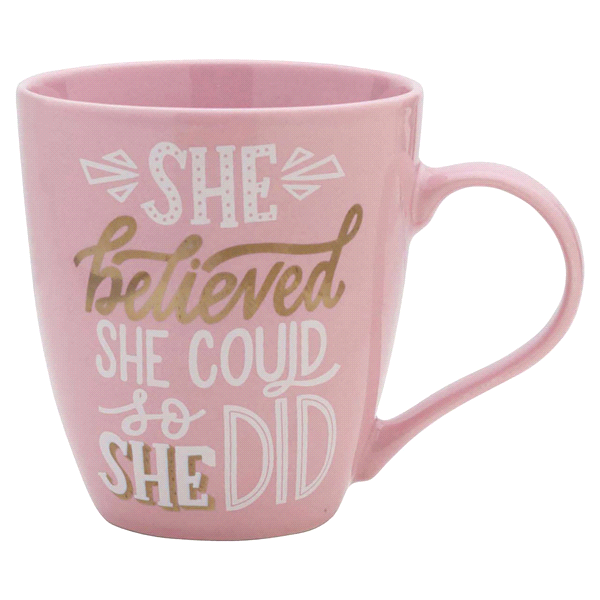 slide 1 of 1, Pfaltzgraff She Believed Mug, 18 oz