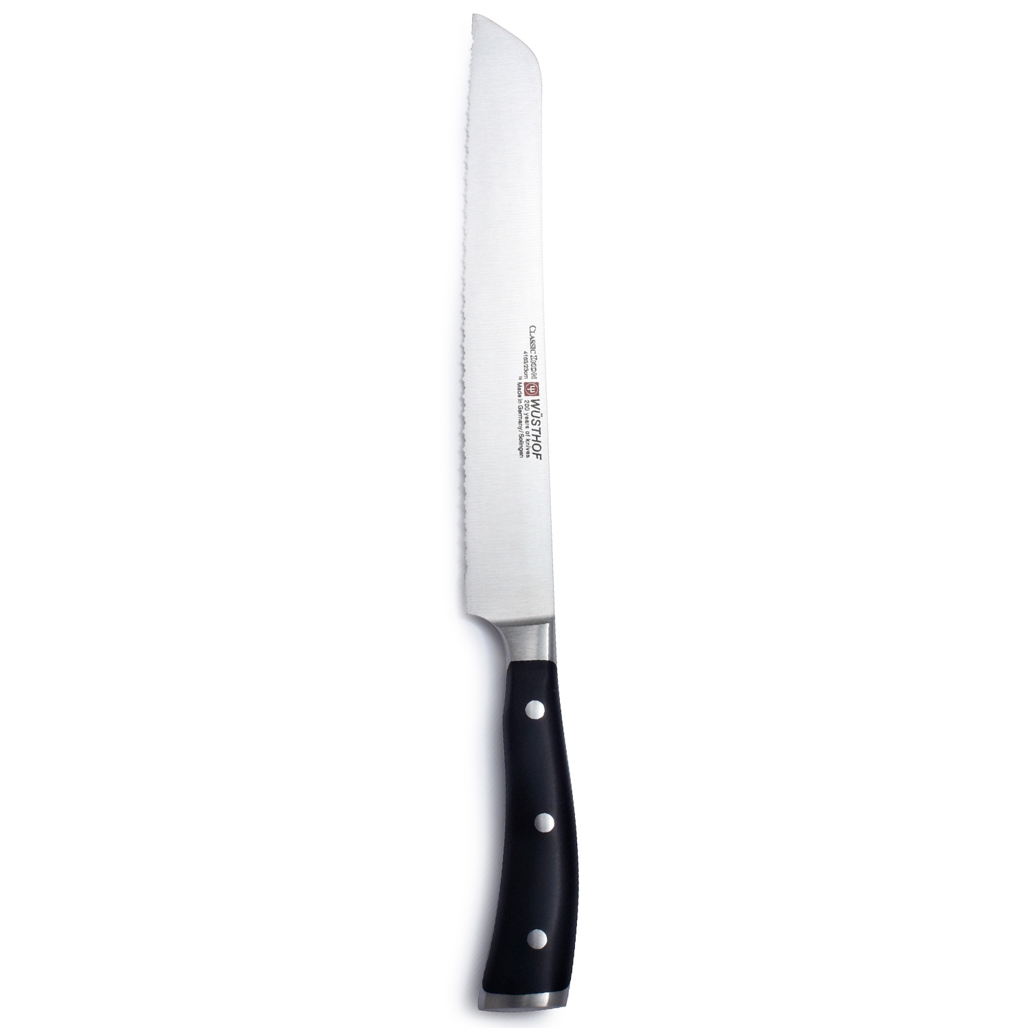 slide 1 of 1, Wüsthof Classic Ikon Double-Serrated Bread Knife, 9 in