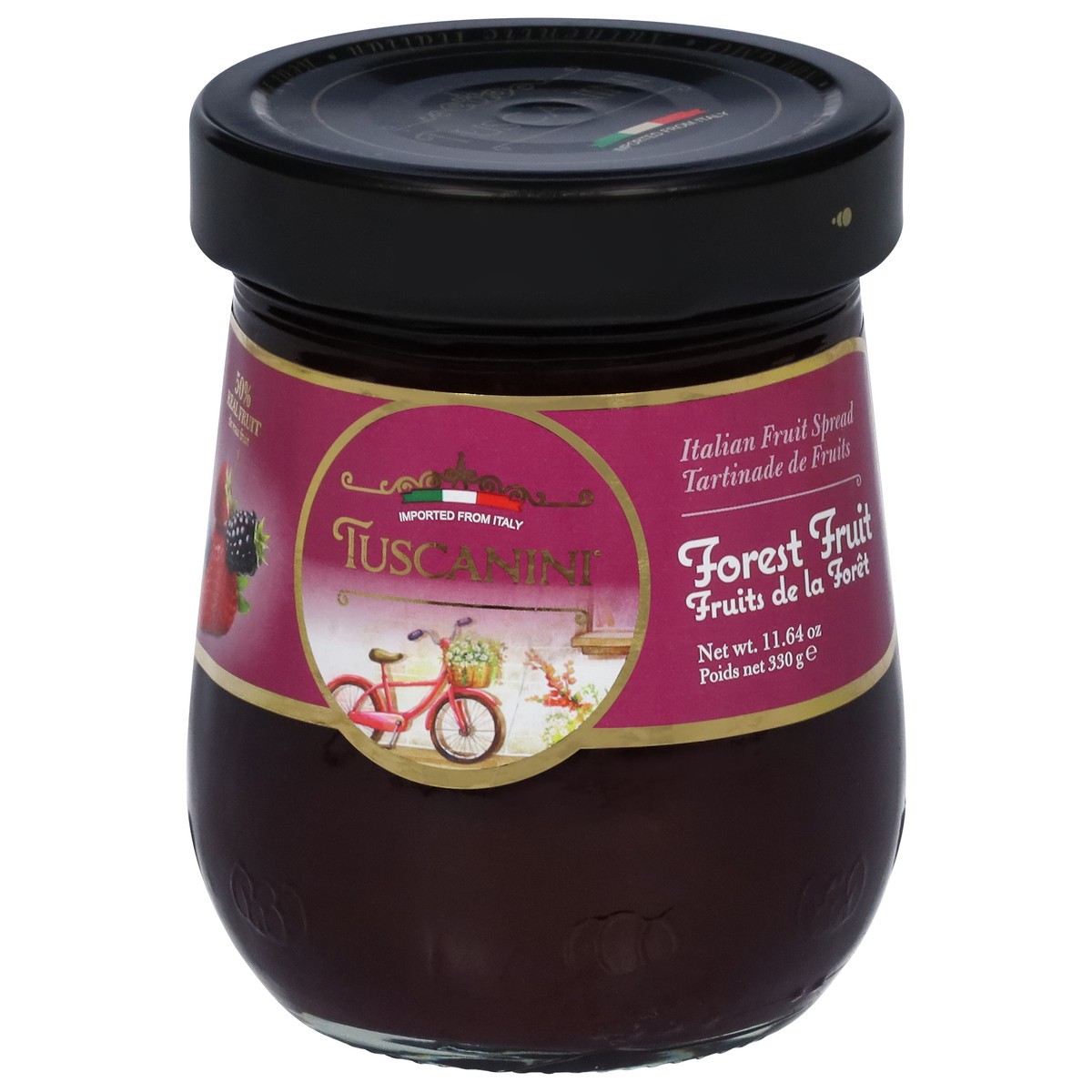 slide 3 of 9, Tuscanini Forest Fruit Spread Preserves, 11.64 oz