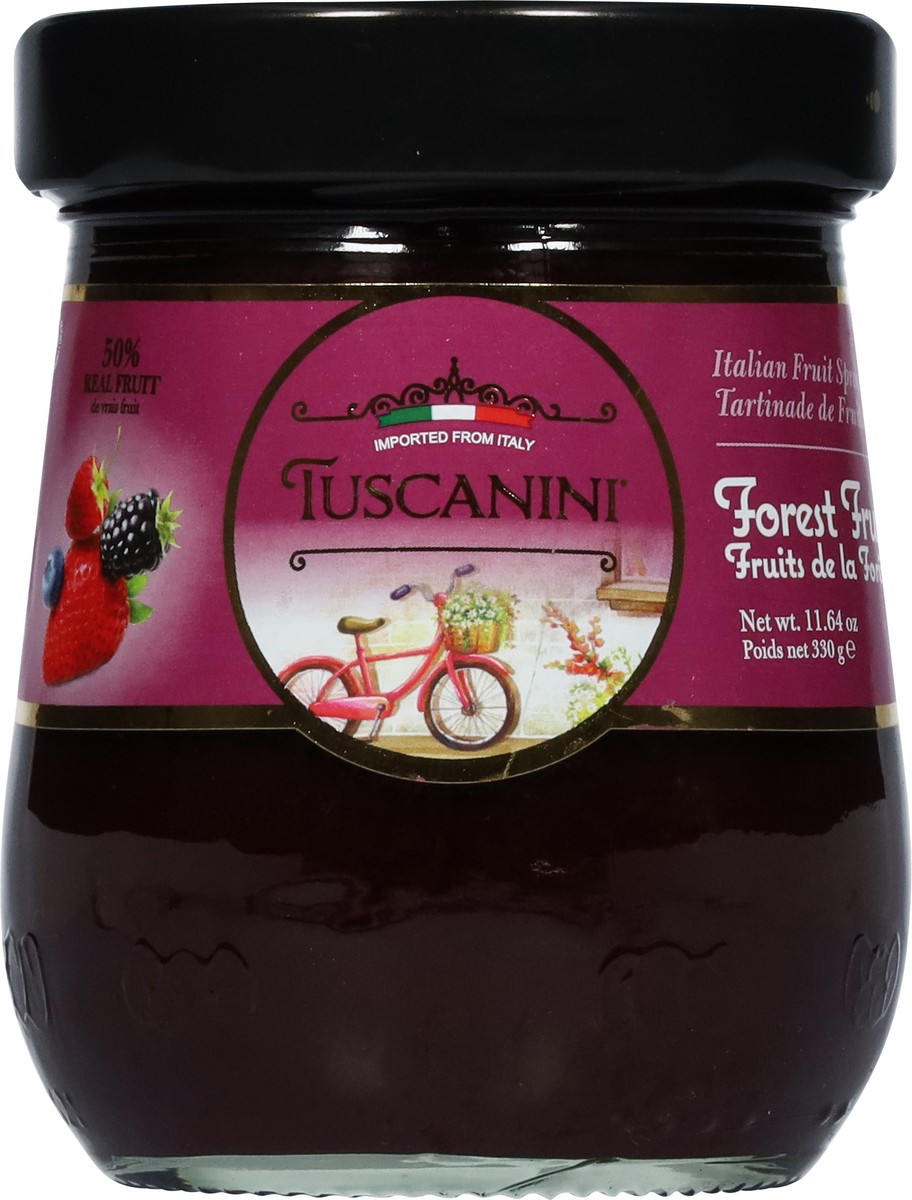 slide 8 of 9, Tuscanini Forest Fruit Spread Preserves, 11.64 oz