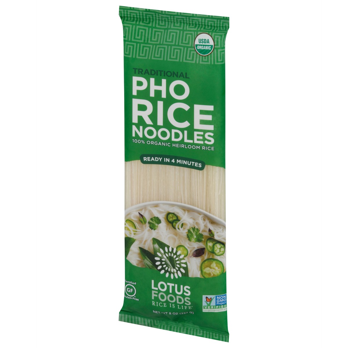 slide 3 of 9, Lotus Foods Traditional Pho Rice Noodles 8 oz, 8 oz