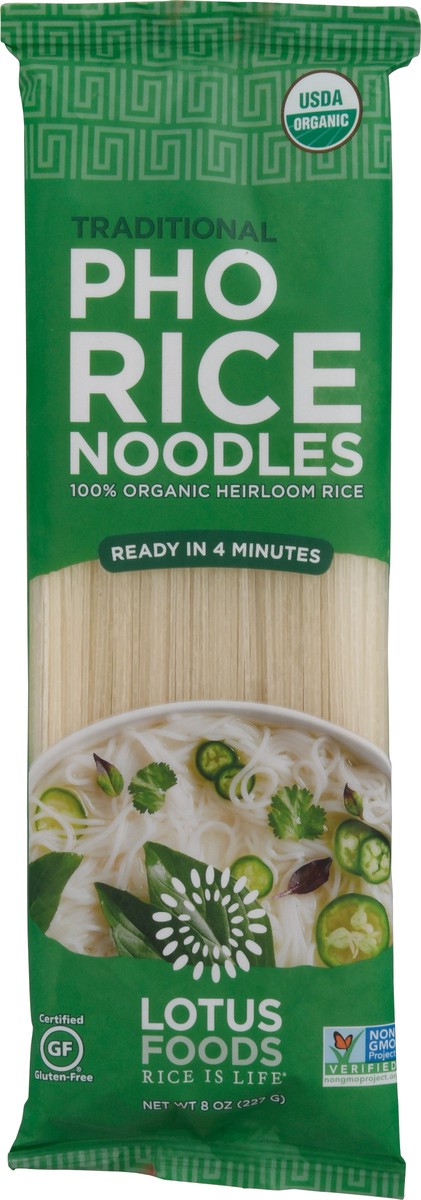 slide 5 of 9, Lotus Foods Traditional Pho Rice Noodles 8 oz, 8 oz