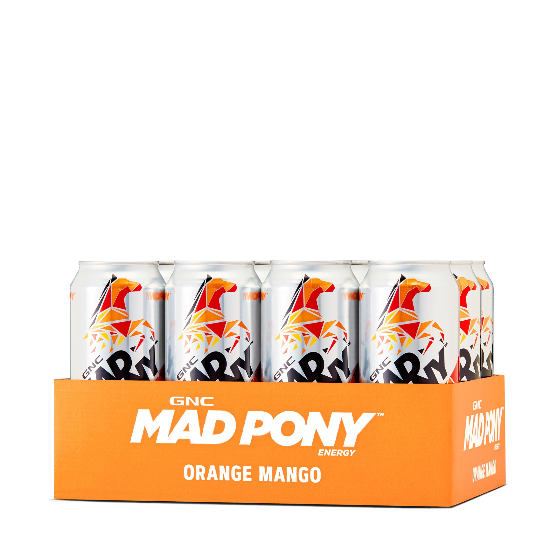 slide 1 of 1, GNC Mad Pony Energy - Orange Mango, 12 ct