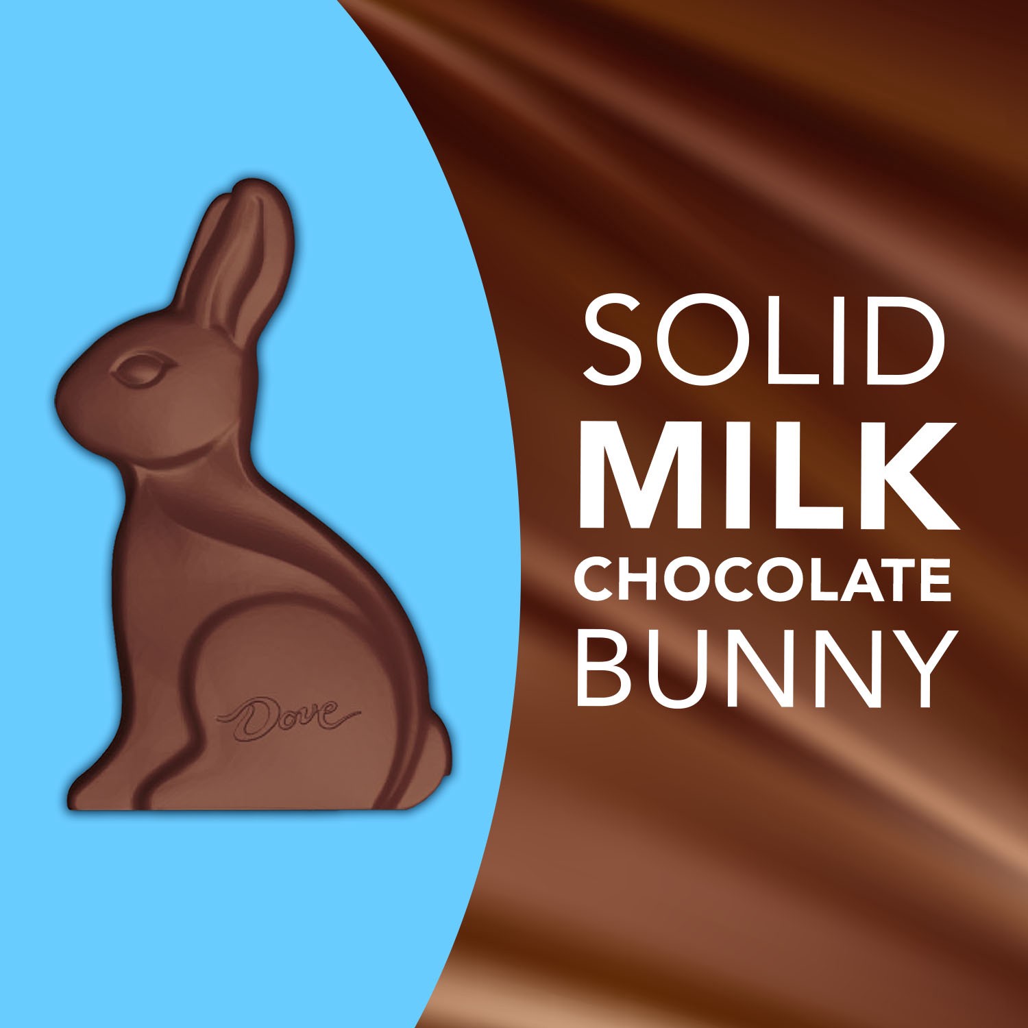 slide 3 of 8, DOVE Milk Chocolate Easter Candy Solid Easter Bunny, 12 oz Box, 12 oz