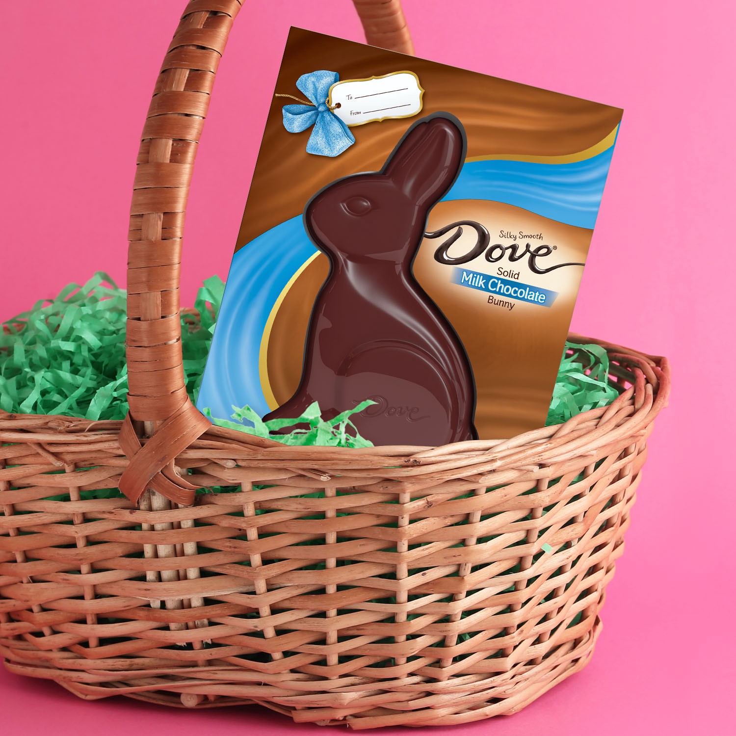 slide 8 of 8, DOVE Milk Chocolate Easter Candy Solid Easter Bunny, 12 oz Box, 12 oz