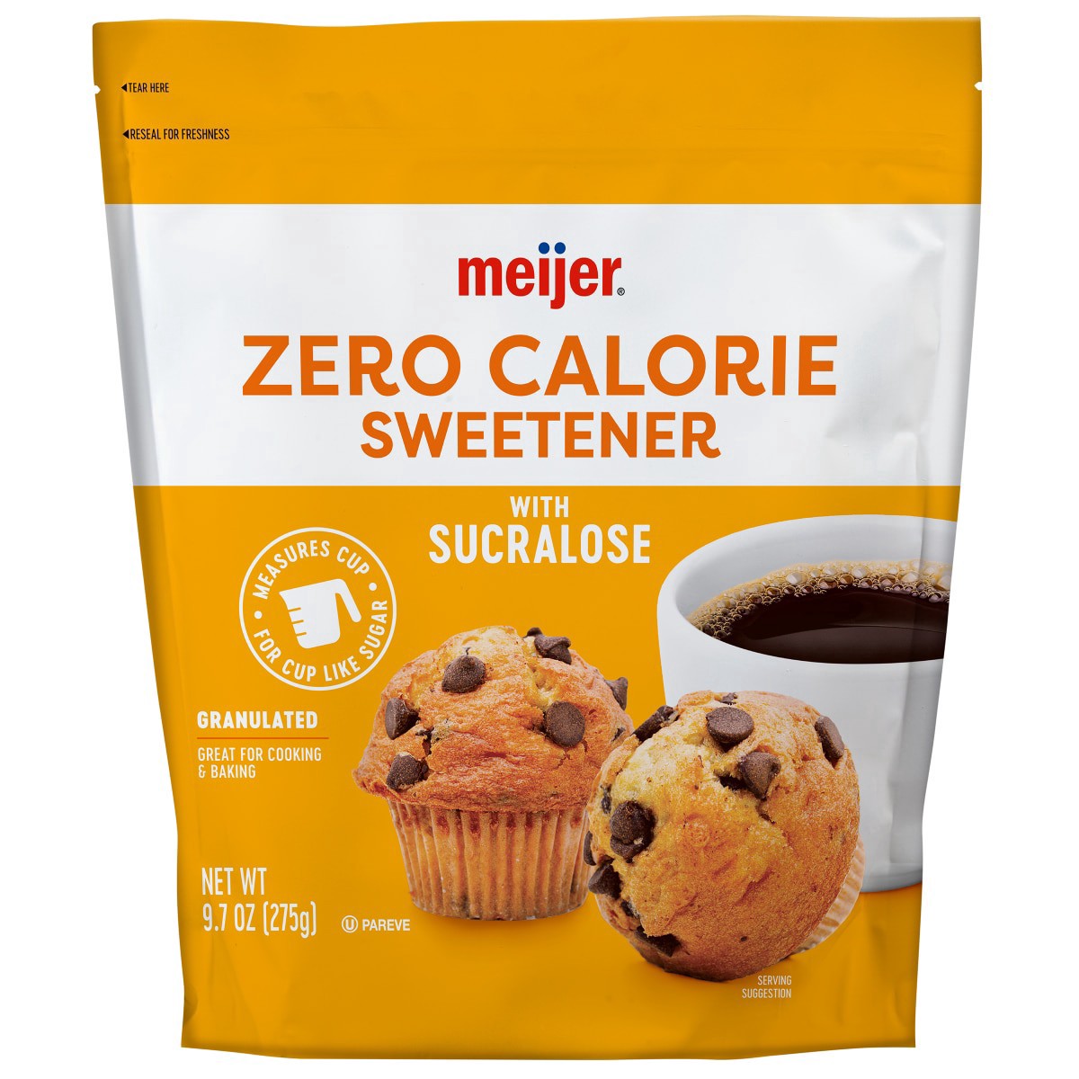 slide 1 of 9, Meijer Zero Calorie Sweetener with Sucralose, 9.7 oz