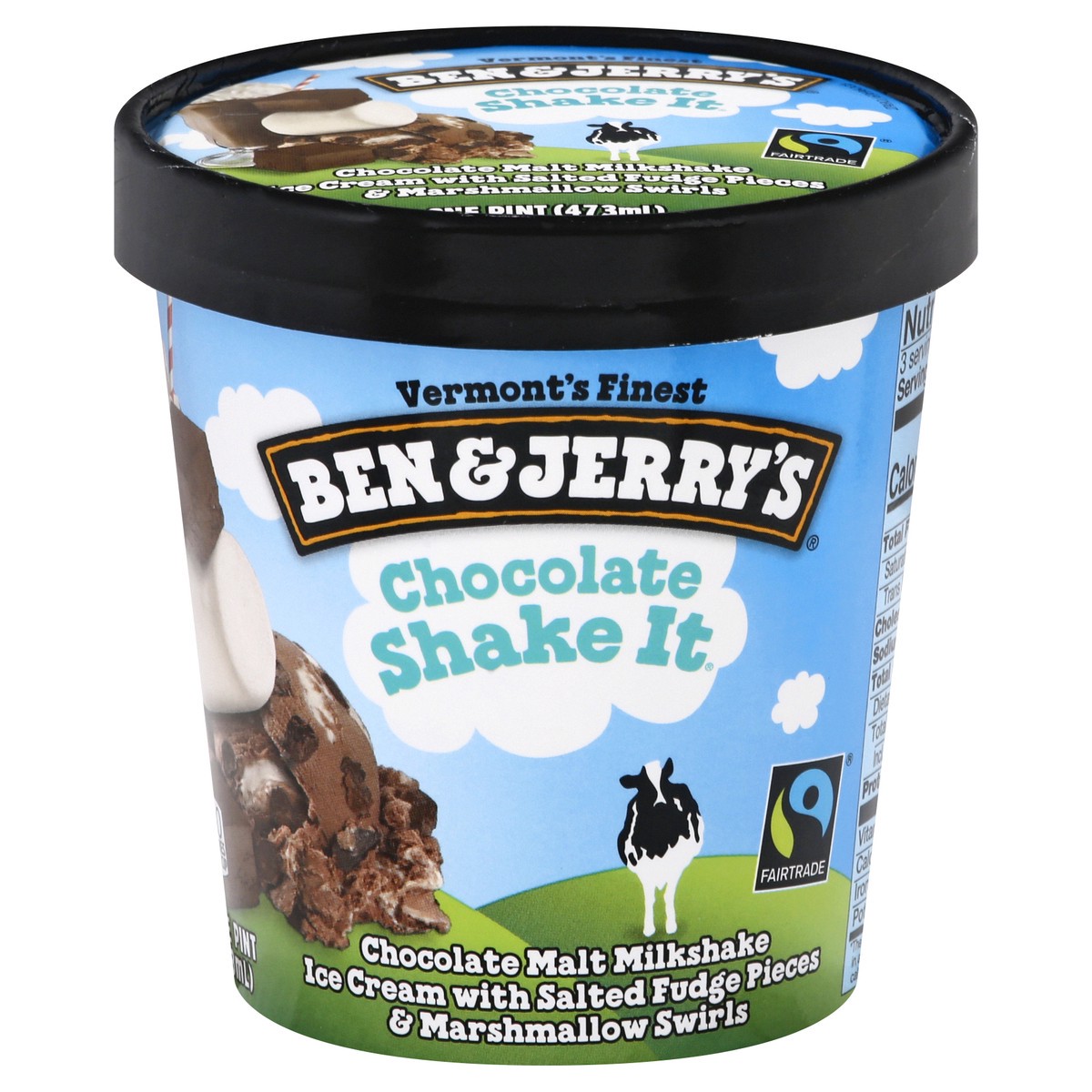 slide 4 of 12, Ben & Jerry's Ice Cream Chocolate Shake It, 16 oz, 16 fl oz