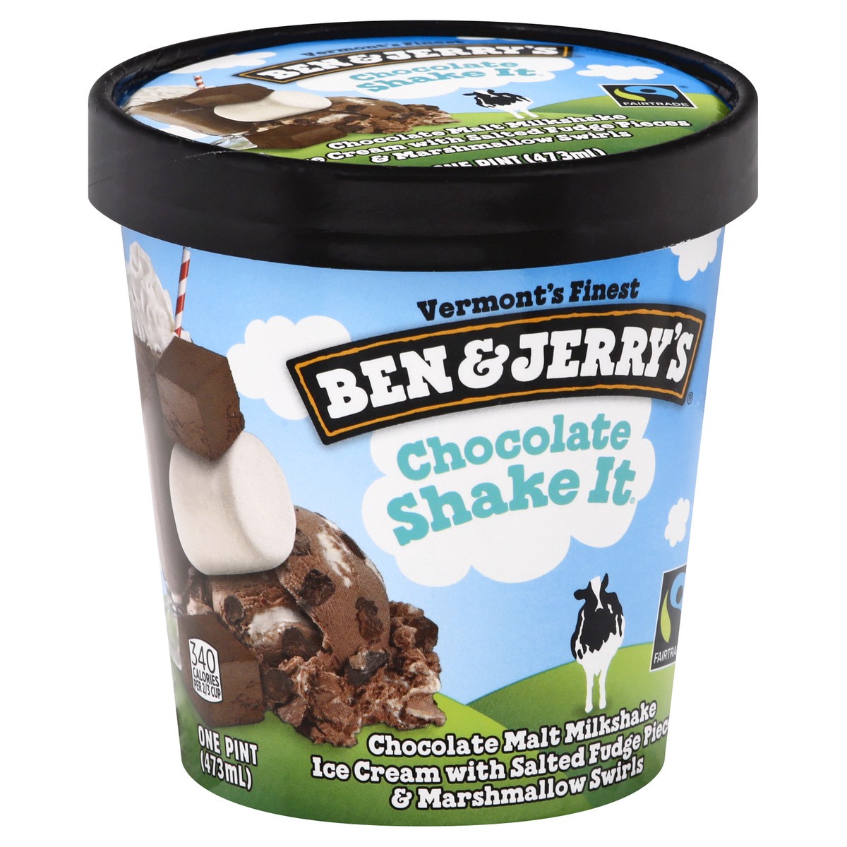 slide 9 of 12, Ben & Jerry's Ice Cream Chocolate Shake It, 16 oz, 16 fl oz