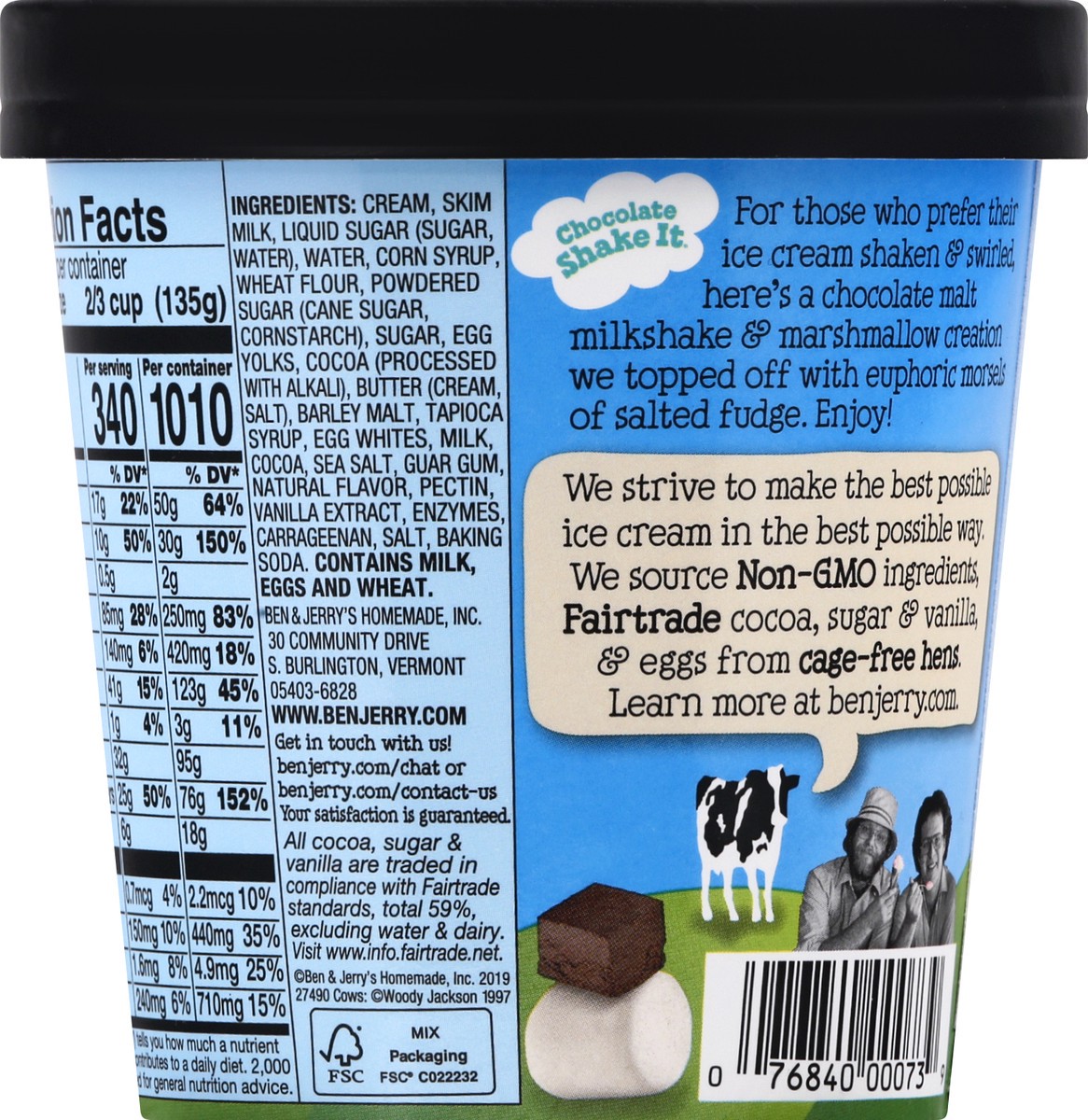 slide 8 of 12, Ben & Jerry's Ice Cream Chocolate Shake It, 16 oz, 16 fl oz