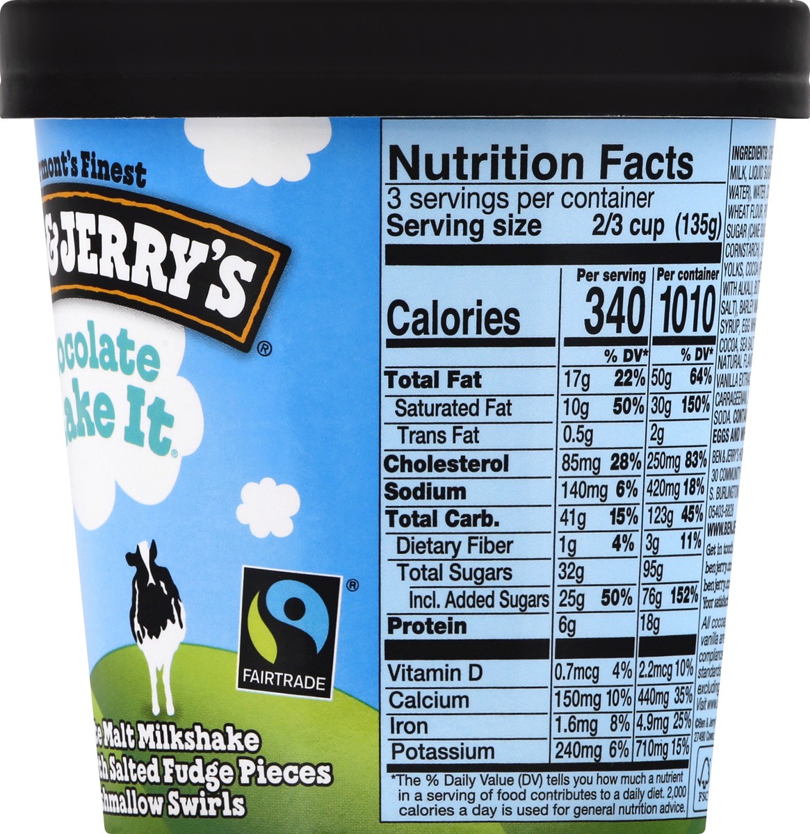 slide 2 of 12, Ben & Jerry's Ice Cream Chocolate Shake It, 16 oz, 16 fl oz