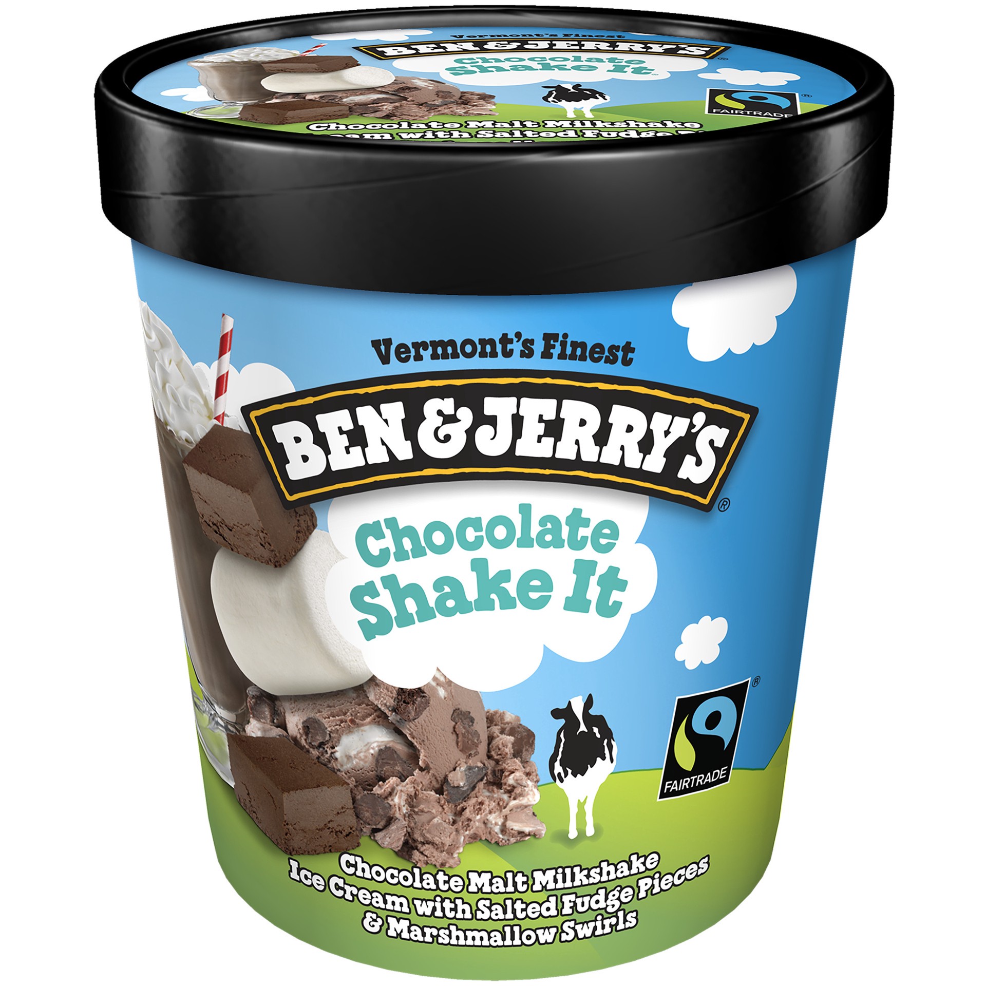 slide 1 of 12, Ben & Jerry's Ice Cream Chocolate Shake It, 16 oz, 16 fl oz