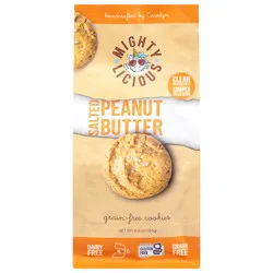 Mightylicious Grain-Free Salted Peanut Butter Cookies 6.5 oz