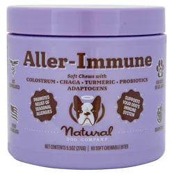 Natural Dog Allergy Immune Supplement, 90 Ct